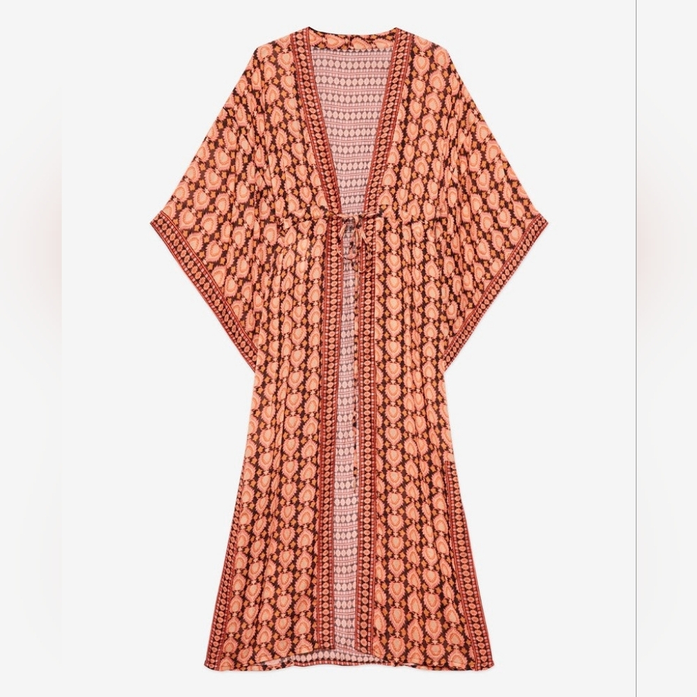 NWT NEKANE | $124 Aligora Long Kimono - Picture 5 of 5